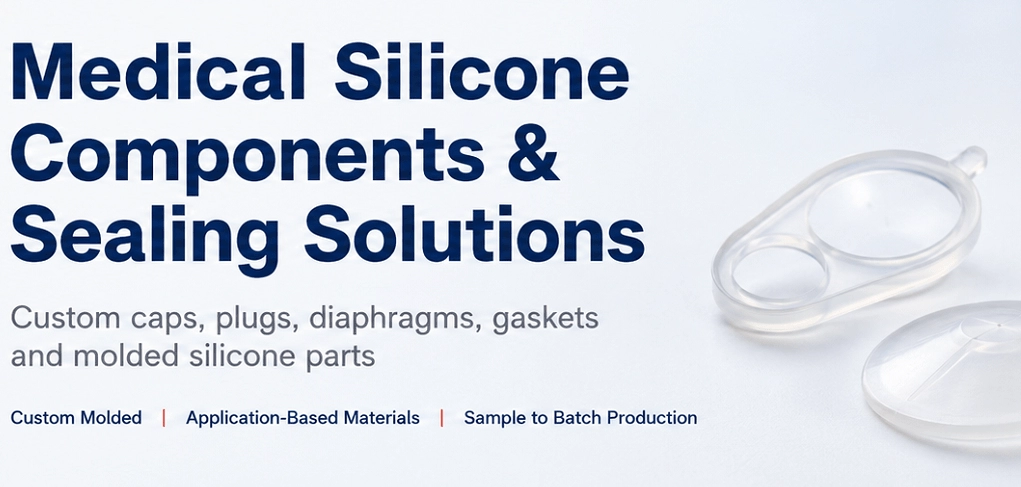 Joints en silicone m&eacute;dicaux personnalis&eacute;s et pi&egrave;ces moul&eacute;es