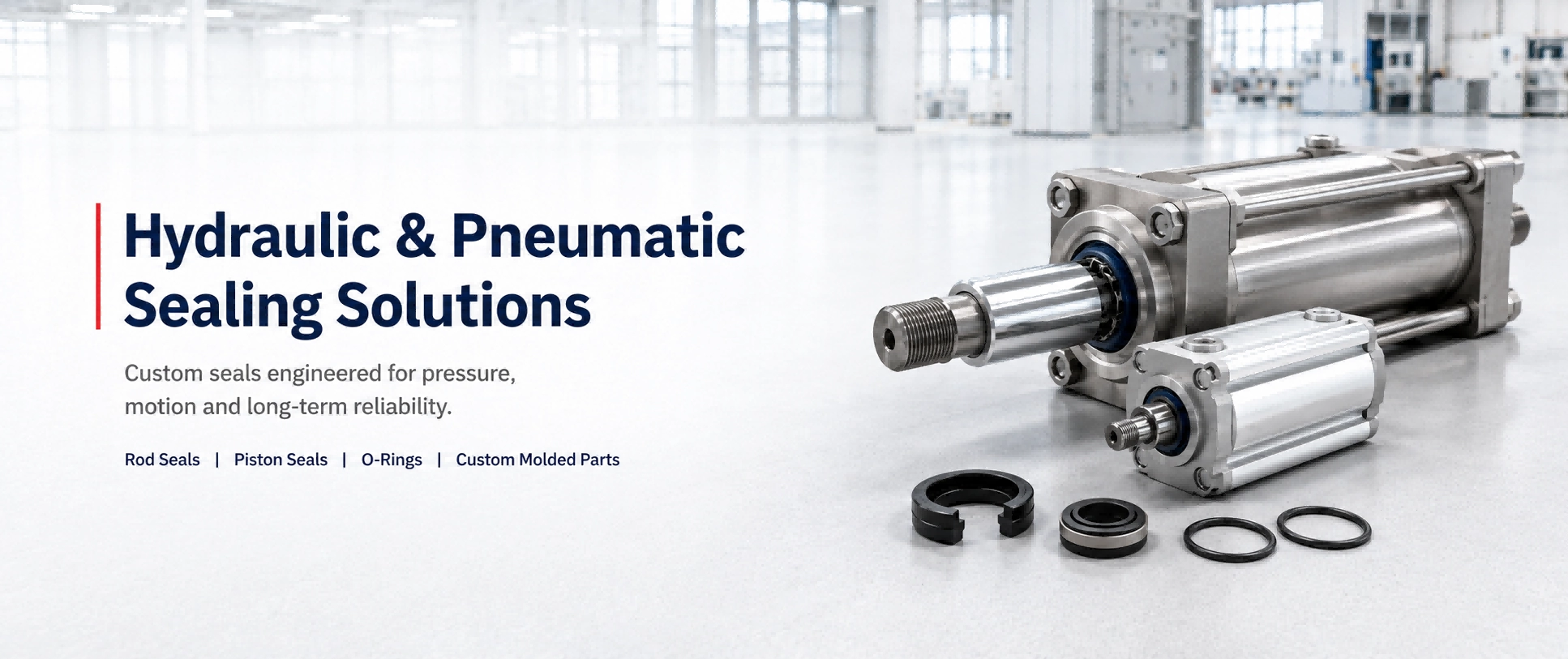 Solutions d'&eacute;tanch&eacute;it&eacute; hydrauliques et pneumatiques